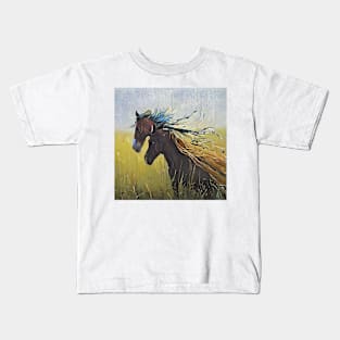 horse manes Kids T-Shirt